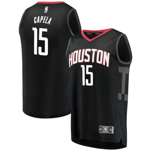 Clint Capela Houston Rockets Branded Youth Fast Break Jersey - Statement Edition – Black 2018/2019