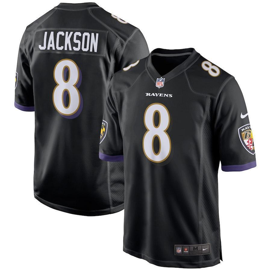 Lamar Jackson Baltimore Ravens Draft Pick Game Jersey – Black 2018/2019