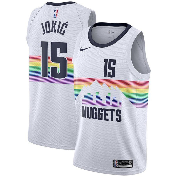 Nikola Jokic Denver Nuggets Youth Jersey – City Edition – White 2018/2019