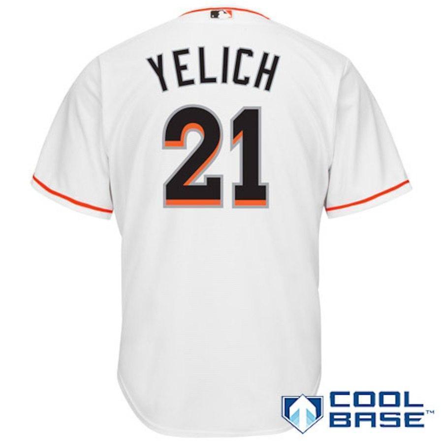 Christian Yelich Miami Marlins Dodgers Baseball Player Jersey