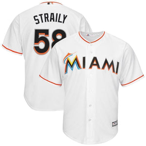 Dan Straily Miami Marlins Dodgers Baseball Player Jersey