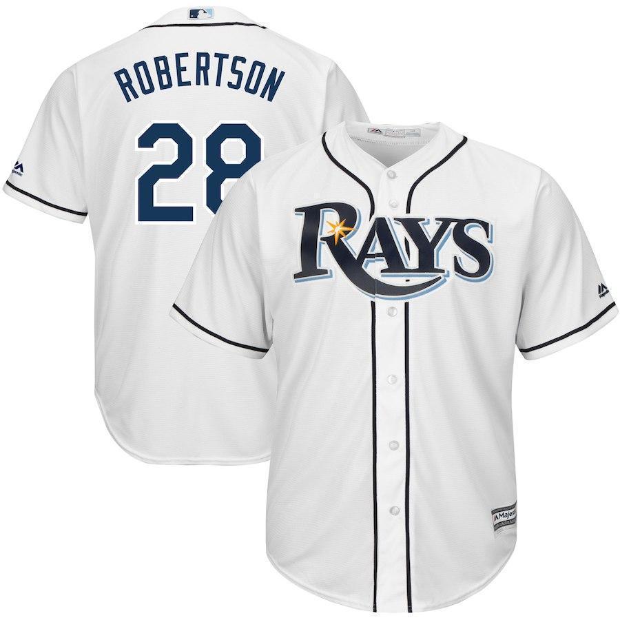 Daniel Robertson Tampa Bay Rays Baseball Player Jersey