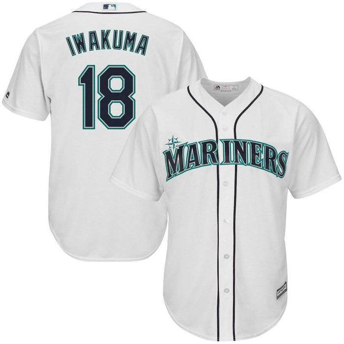 Hisashi Iwakuma Seattle Mariners Baseball Player Jersey