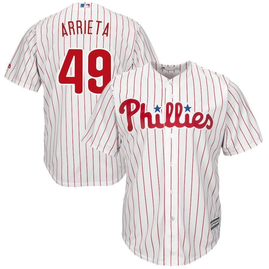 Jake Arrieta Philadelphia Phillies Baseball Player Jersey