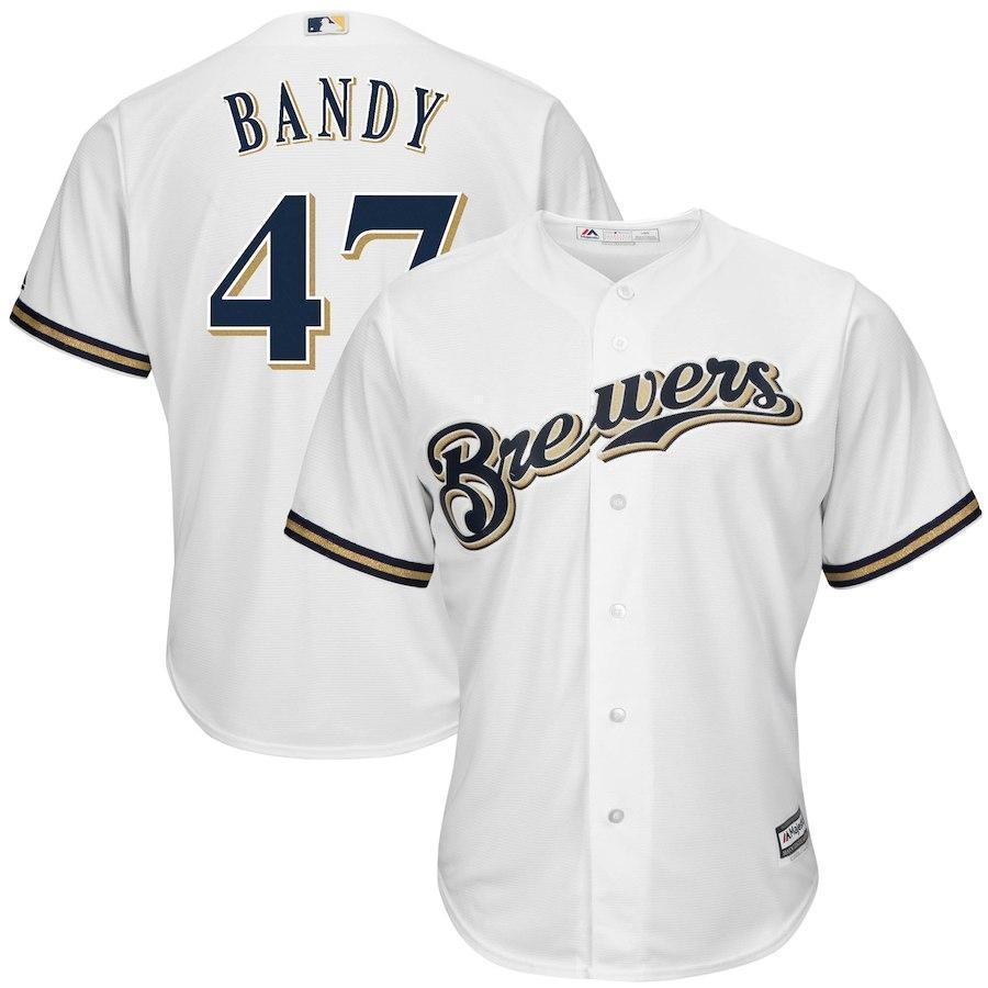 Jett Bandy Milwaukee Brewers Baseball Player Jersey