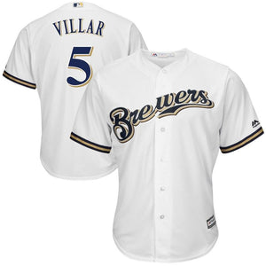 Jonathan Villar Milwaukee Brewers Baseball Player Jersey