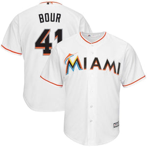 Justin Bour Miami Marlins Dodgers Baseball Player Jersey