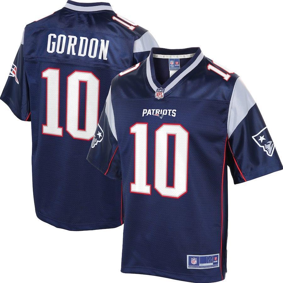 Josh Gordon New England Patriots Pro Line Player Jersey – Navy 2018/2019