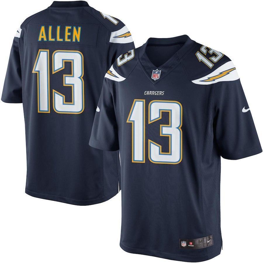 Los Angeles Chargers Keenan Allen Navy Jersey 2018 - 2019