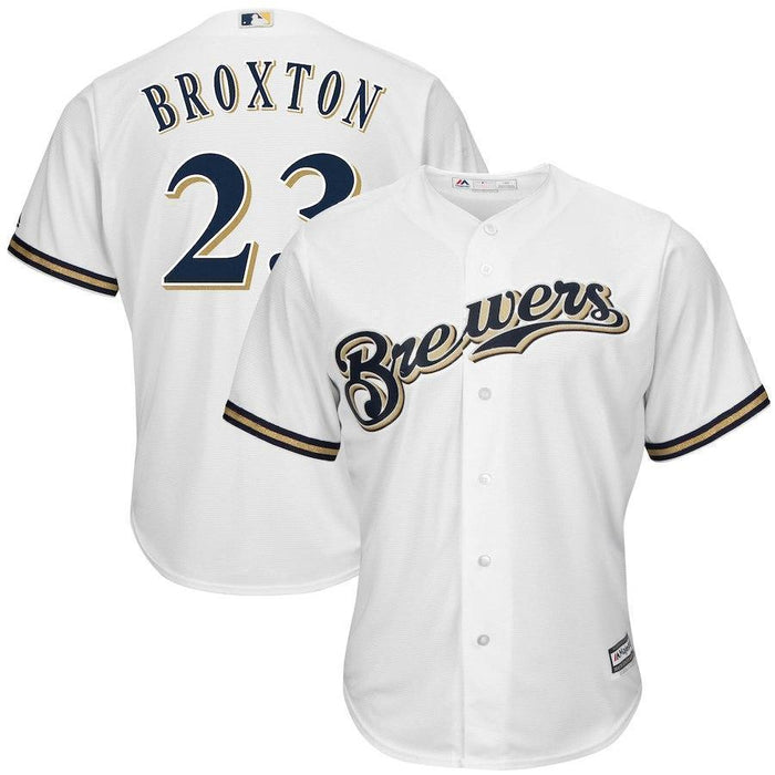 Keon Broxton Milwaukee Brewers Baseball Player Jersey