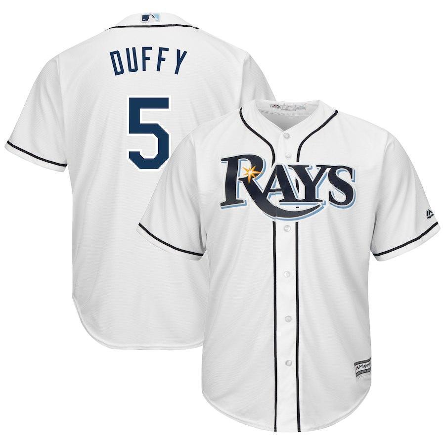 Matt Duffy Tampa Bay Rays Baseball Player Jersey