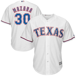 Nomar Mazara Texas Rangers Baseball Player Jersey