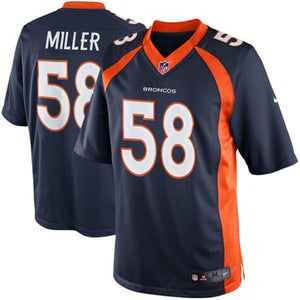 Denver Broncos Von Miller Navy Blue Jersey 2018 - 2019