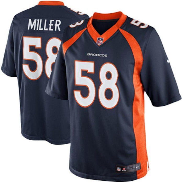 Denver Broncos Von Miller Navy Blue Jersey 2018 - 2019