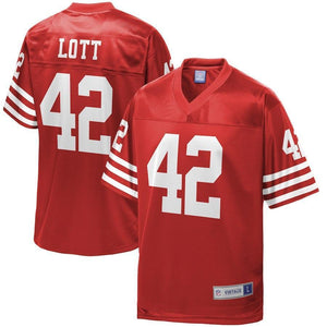 Ronnie Lott San Francisco 49ers Pro Line Retired Player Jersey – Scarlet 2018/2019