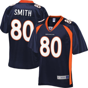 Rod Smith Denver Broncos NFL Pro Line Retired Team Player Jersey  Navy