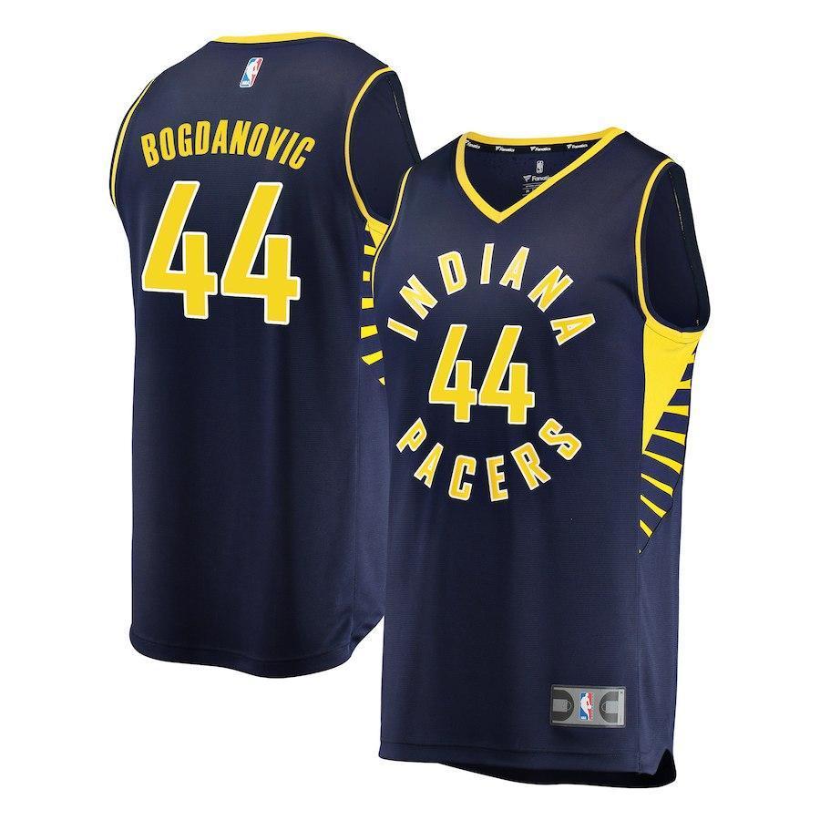 Indiana Pacers Bojan Bogdanovic Branded Youth Fast Break Player Jersey - Icon Edition - Navy 2018/2019