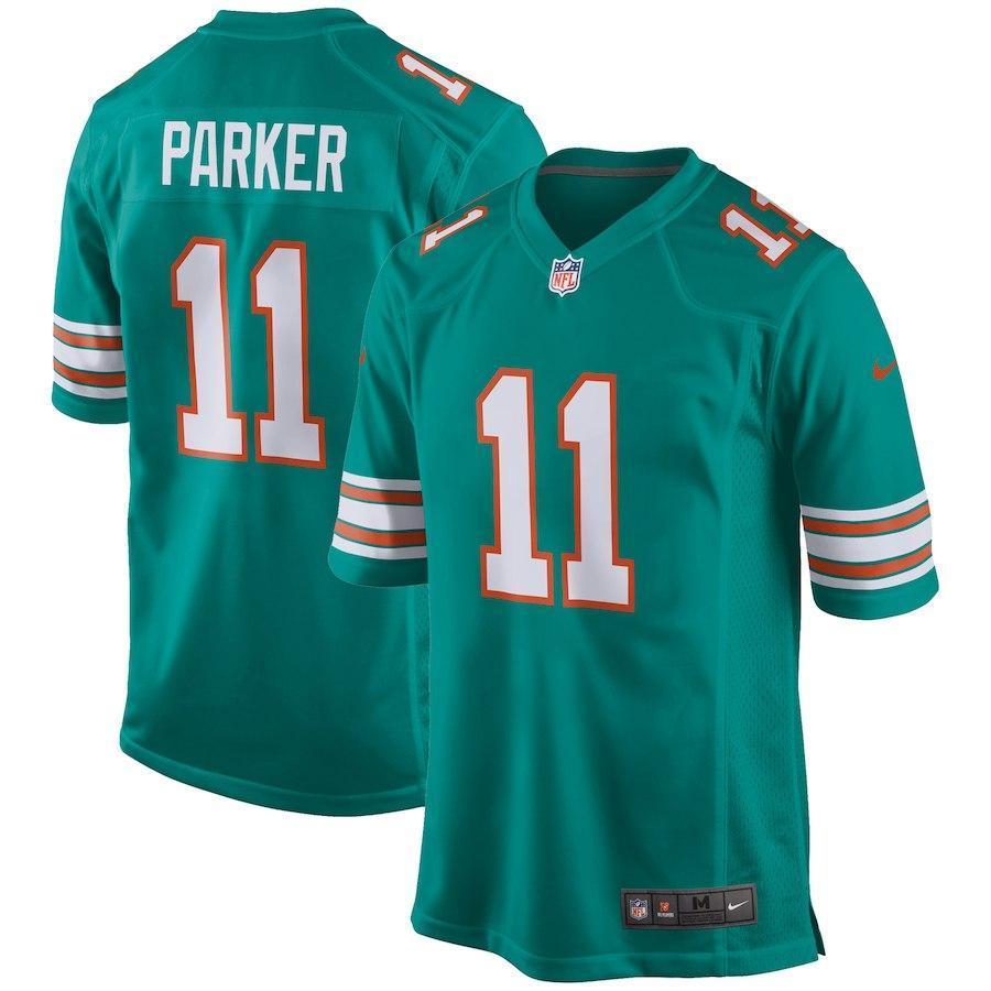 DeVante Parker Miami Dolphins Game Jersey - Aqua 2018/2019