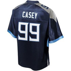 Tennessee Titans Jurrell Casey Navy Jersey 2018 - 2019