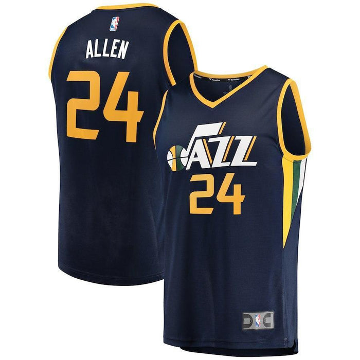 Grayson Allen Utah Jazz Branded Youth Fast Break Jersey Navy - Icon Edition 2018/2019