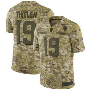 Minnesota Vikings Adam Thielen Camo Jersey 2018 - 2019