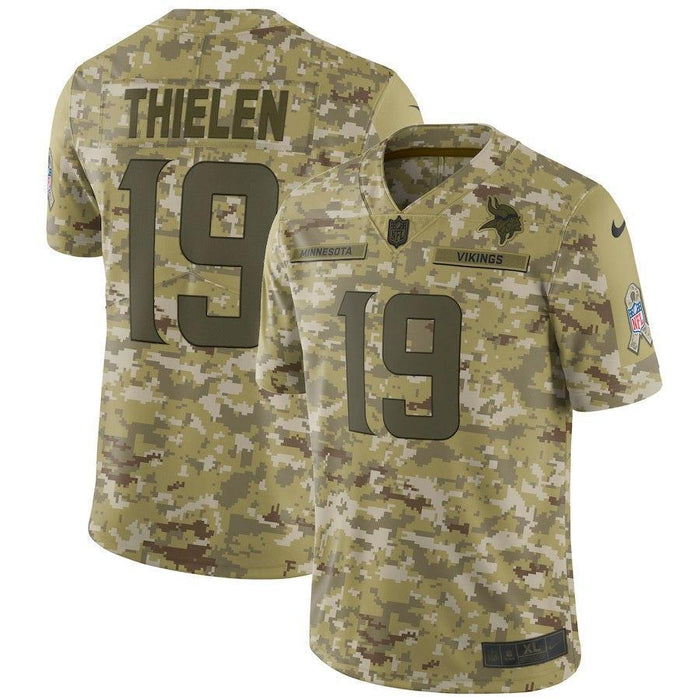 Minnesota Vikings Adam Thielen Camo Jersey 2018 - 2019