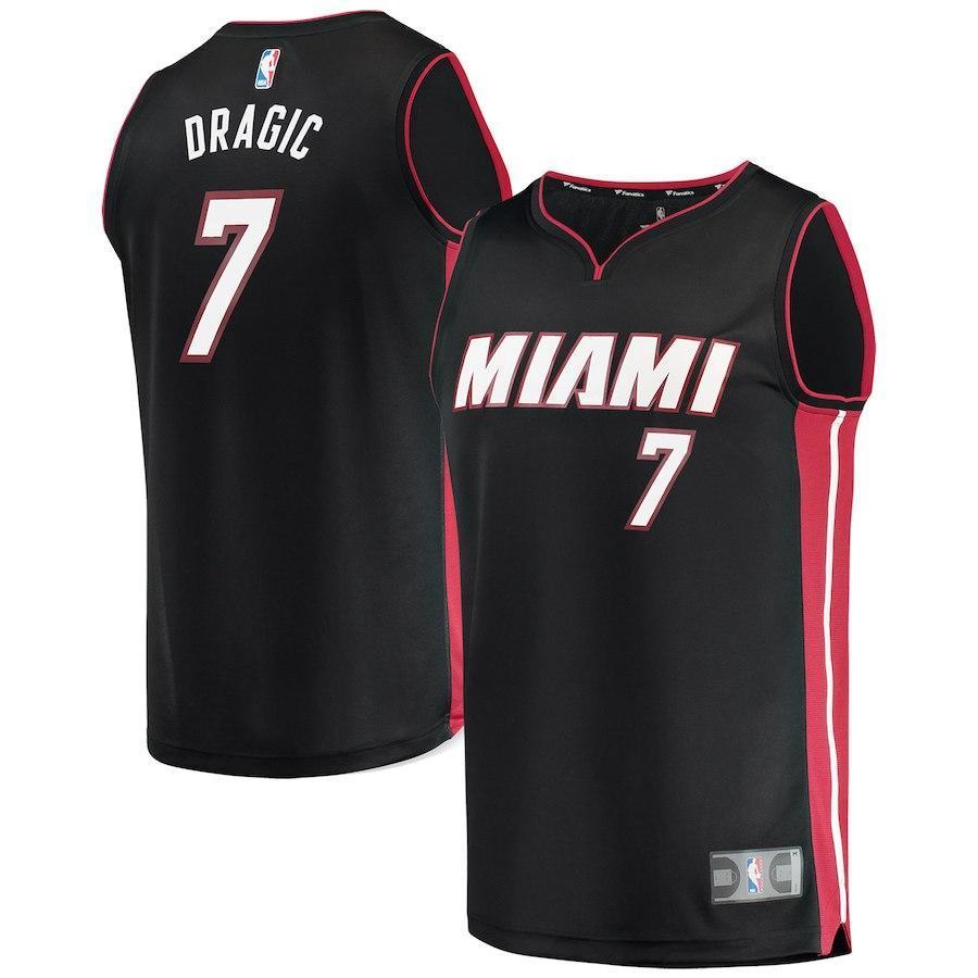 Goran Dragic Miami Heat Branded Youth Fast Break Jersey Black - Icon Edition 2018/2019
