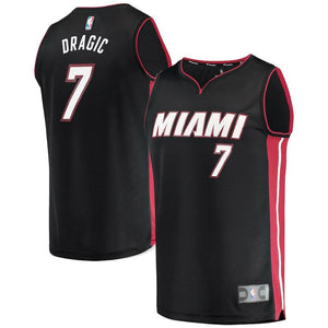 Goran Dragic Miami Heat Branded Youth Fast Break Jersey Black - Icon Edition 2018/2019