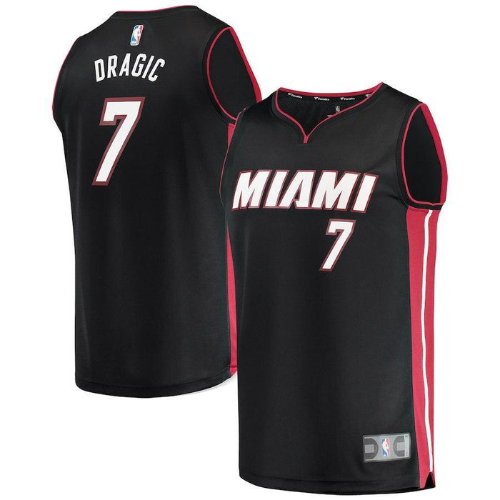 Goran Dragic Miami Heat Branded Youth Fast Break Jersey Black - Icon Edition 2018/2019