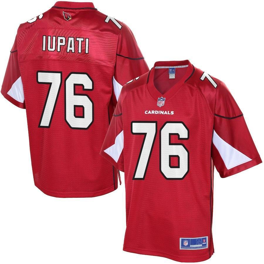 Pro Line Mens Arizona Cardinals Mike Iupati Team Color 2018/2019