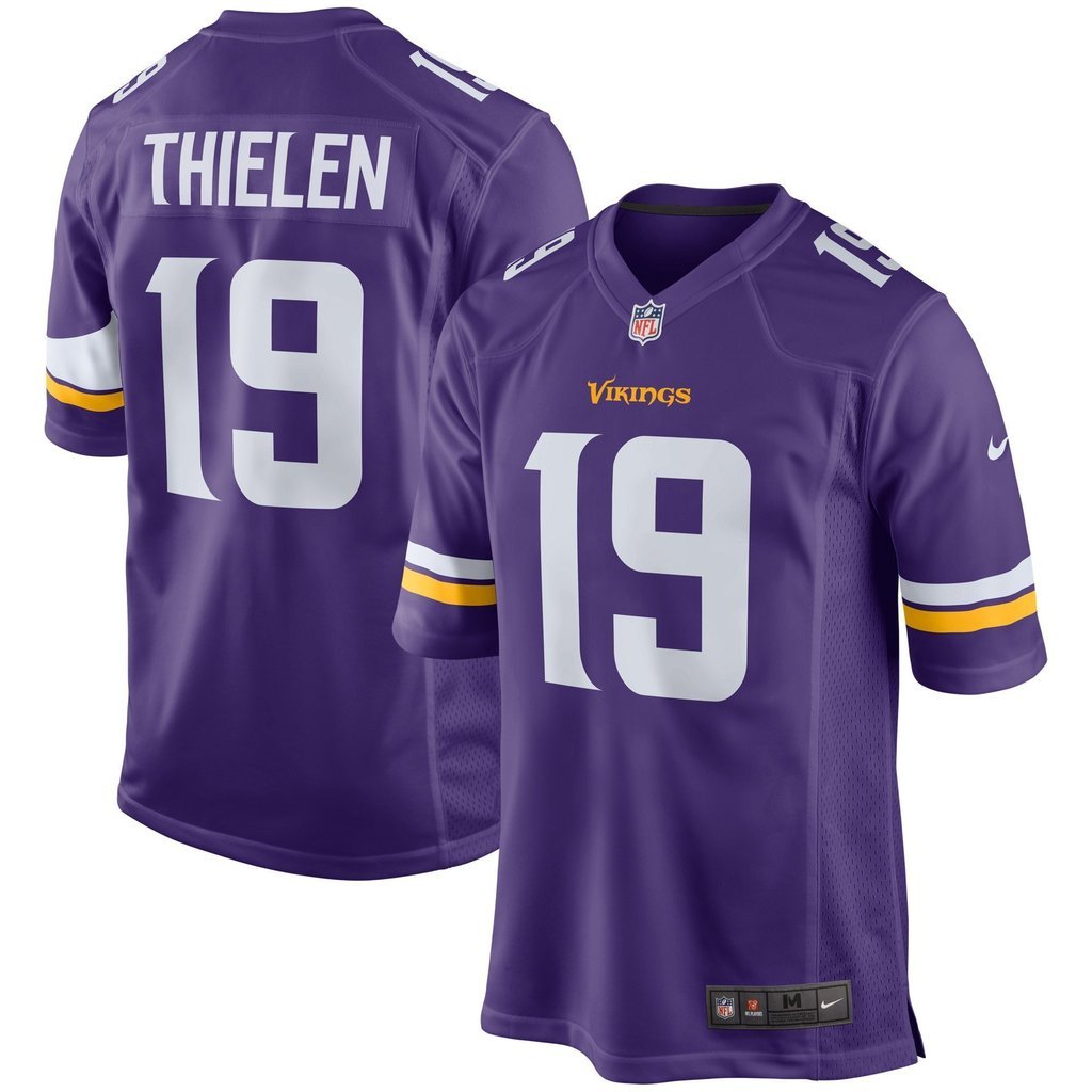 Minnesota Vikings Adam Thielen Purple Jersey 2018 - 2019