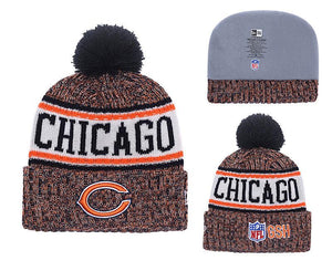 Men's Chicago Bears New Era 2018 NFL Knit Beanie Hat