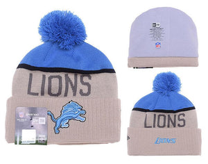 Men's Detroit Lions New Era 2018 NFL Knit Beanie Hat