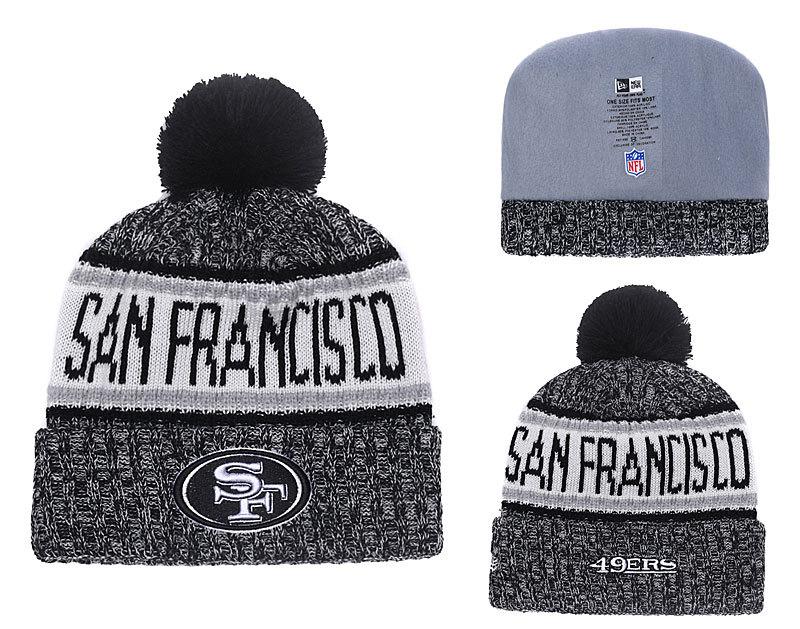 Men's San Francisco 49ers New Era 2018 NFL Knit Beanie Hat