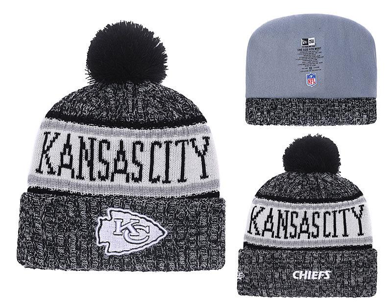 Men's Kansas City Chiefs New Era 2018 NFL Knit Beanie Hat