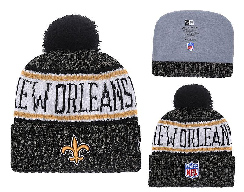 Men's New Orleans Saints New Era 2018 NFL Knit Beanie Hat