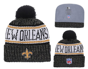 Men's New Orleans Saints New Era 2018 NFL Knit Beanie Hat