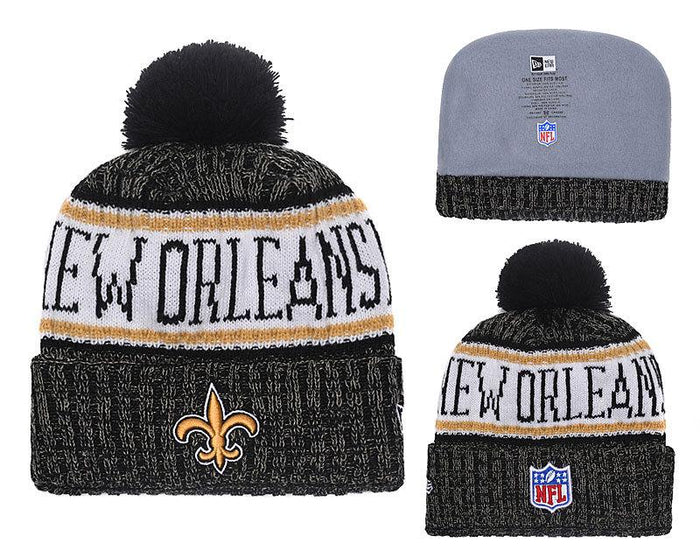 Men's New Orleans Saints New Era 2018 NFL Knit Beanie Hat