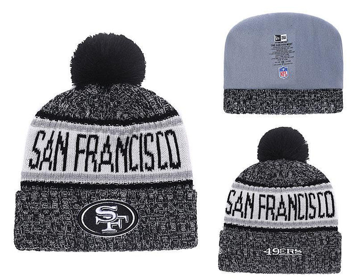 Men's San Francisco 49ers New Era 2018 NFL Knit Beanie Hat