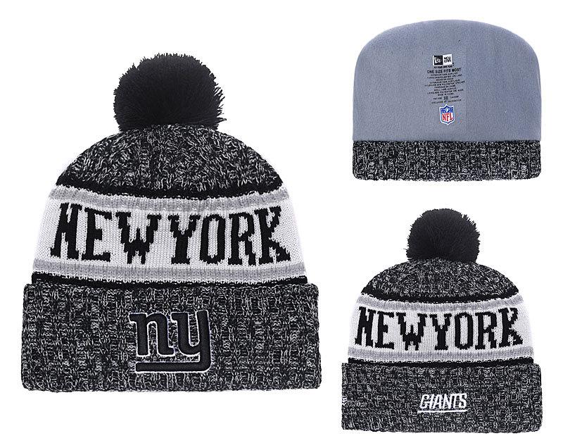 Men's New York New Era 2018 NFL Knit Beanie Hat