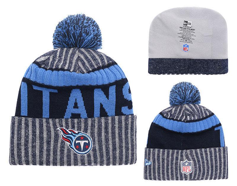 Men's Tennessee Titans New Era 2018 NFL Knit Beanie Hat