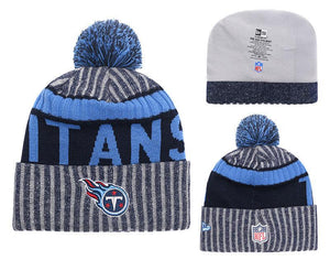 Men's Tennessee Titans New Era 2018 NFL Knit Beanie Hat