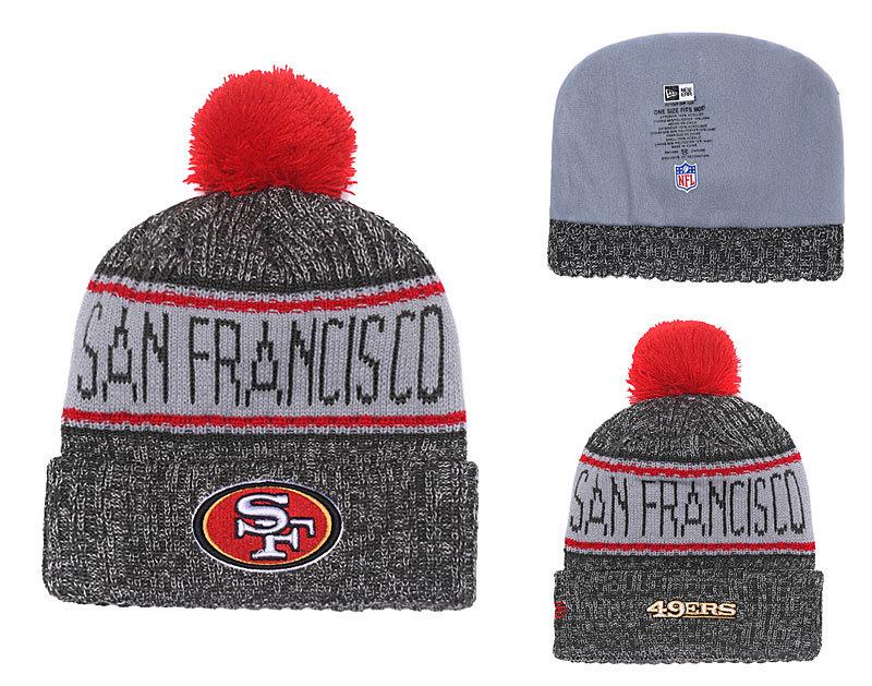 Men's San Francisco 49ers New Era 2018 NFL Knit Beanie Hat