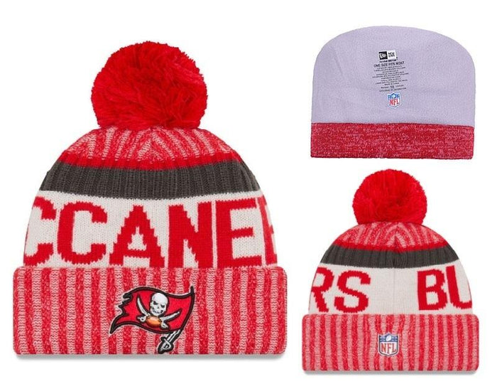 Men's Tampa Bay Buccaneers New Era 2018 NFL Knit Beanie Hat
