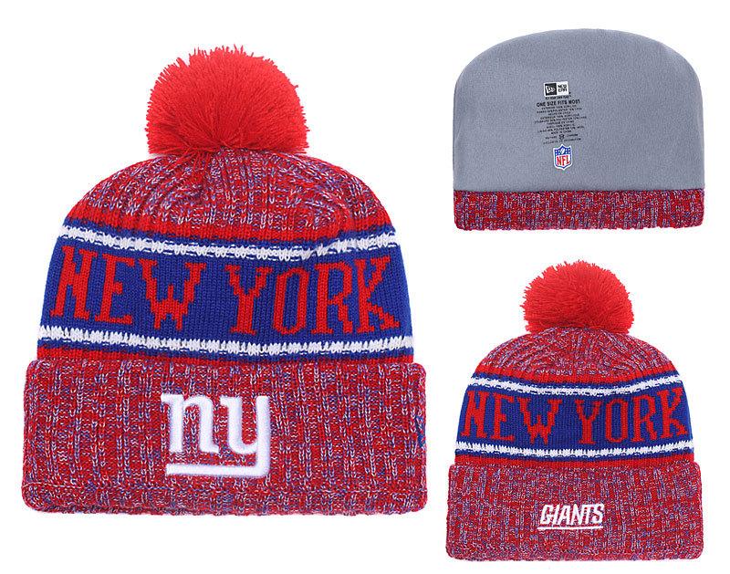 Men's New York New Era 2018 NFL Knit Beanie Hat