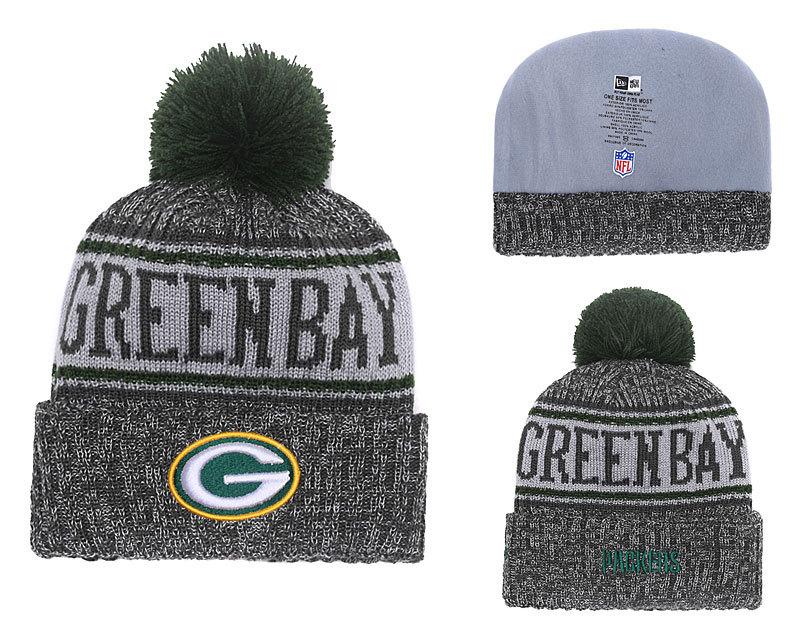 Men's Green Bay Packers New Era 2018 NFL Knit Beanie Hat