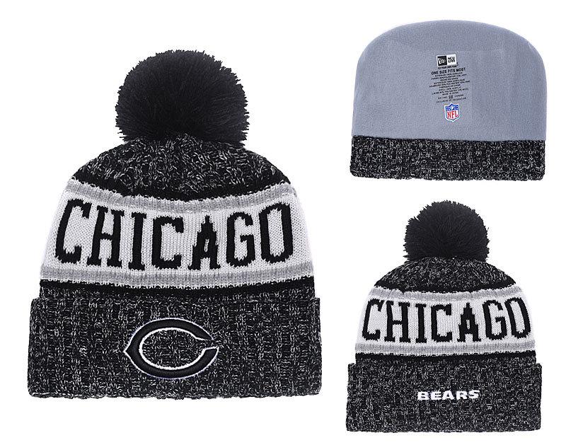 Men's Chicago Bears New Era 2018 NFL Knit Beanie Hat