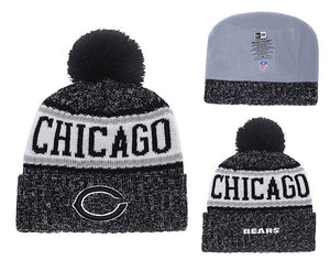 Men's Chicago Bears New Era 2018 NFL Knit Beanie Hat