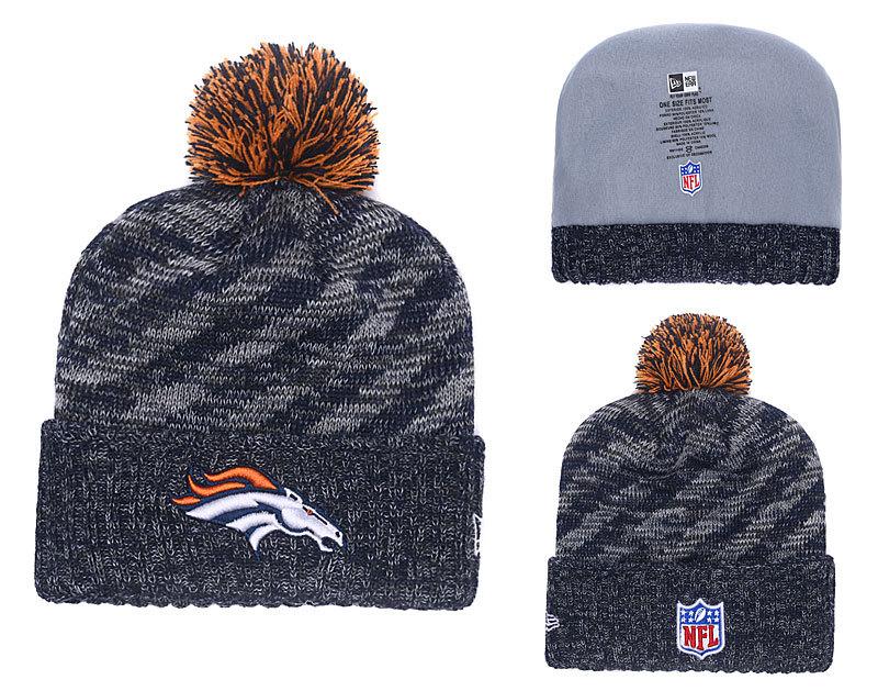 Men's Denver Broncos New Era 2018 NFL Knit Beanie Hat
