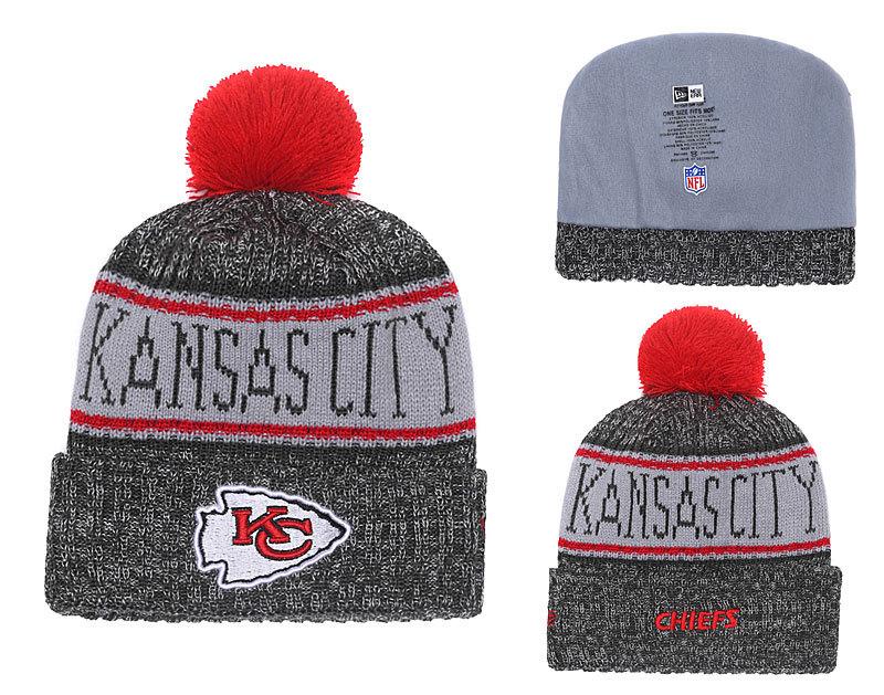 Men's Kansas City Chiefs New Era 2018 NFL Knit Beanie Hat